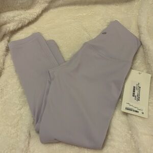 Lululemon align high-rise crop 21 in lavender dew NWT size 0